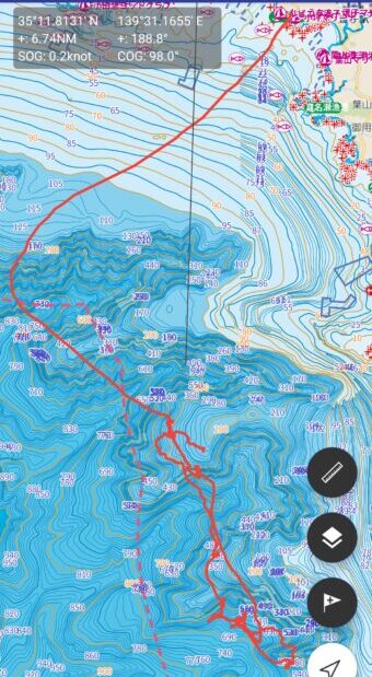 相模湾キハダ・カツオ船のポイント