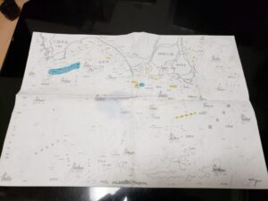 浦賀沖の釣りポイントマップ