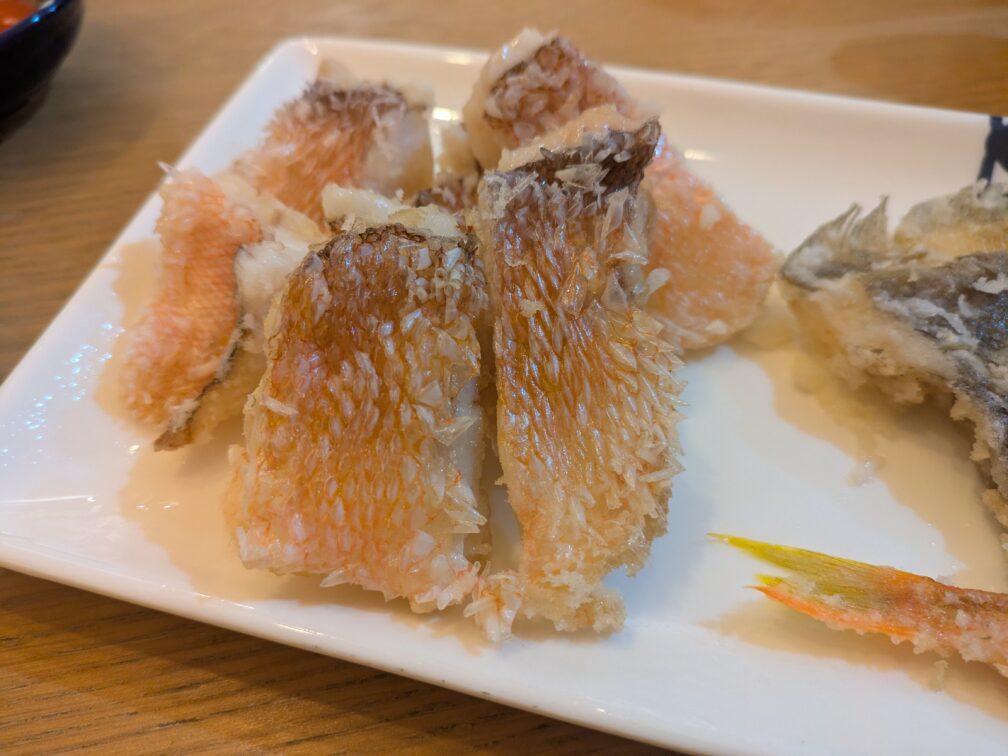 アマダイの松笠揚げ