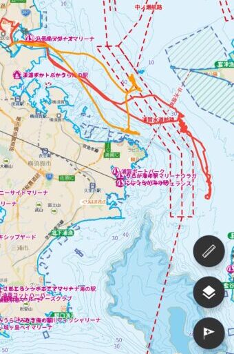 東京湾タチウオジギングポイント